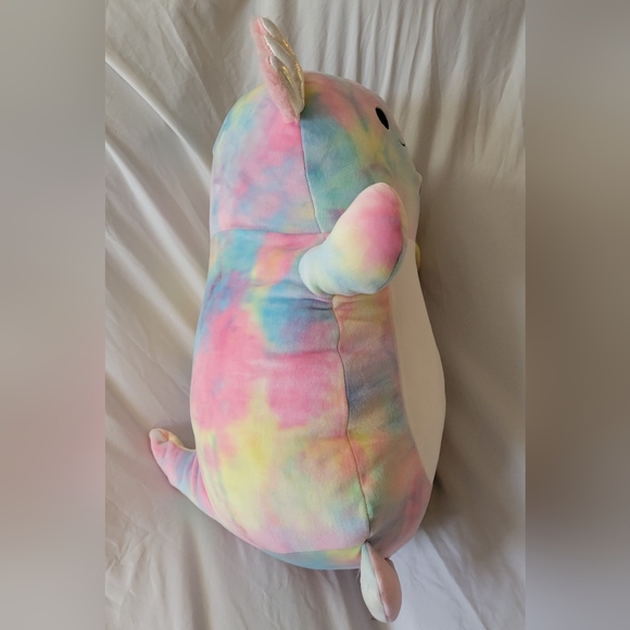 NWT 18" Tinley the Axolotl Easter Hug Mee Squishmallow Kellytoy Plush Toy - Picture 4 of 8